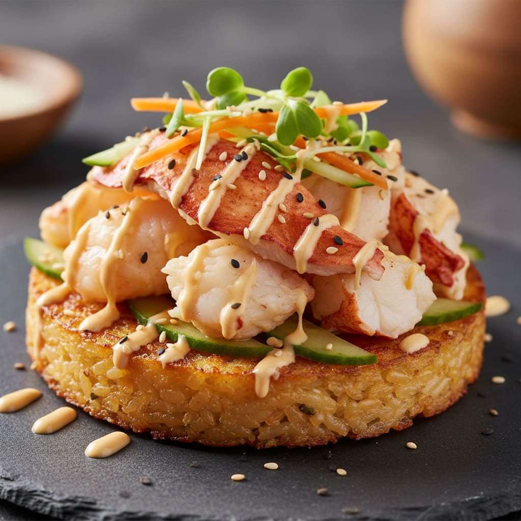 Pizza sushi au homard